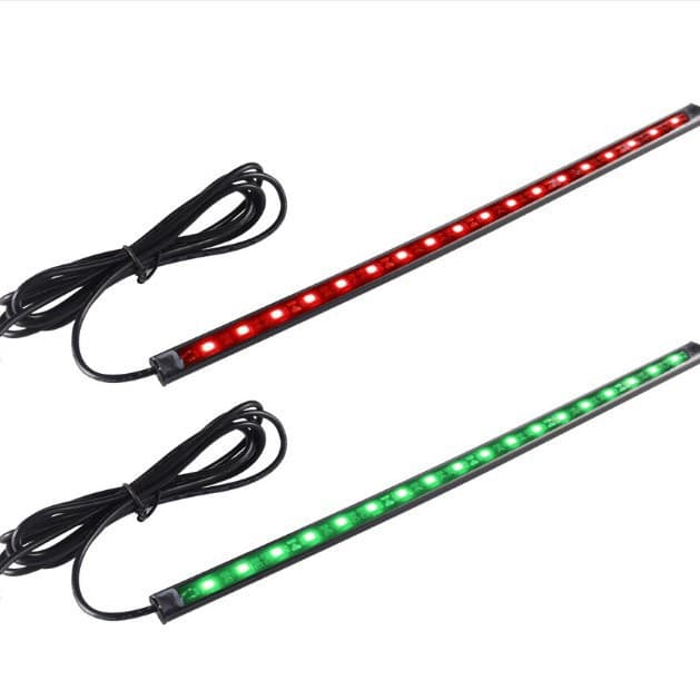 12V car Yacht Marine LED navigation light red and green signal light left and right side light indicator light accessories boat tail light