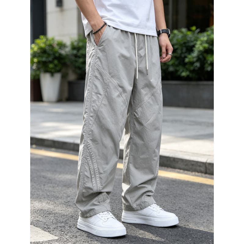 Commuting trendy youth pants summer thin new overalls loose casual youth Korean style trendy pants