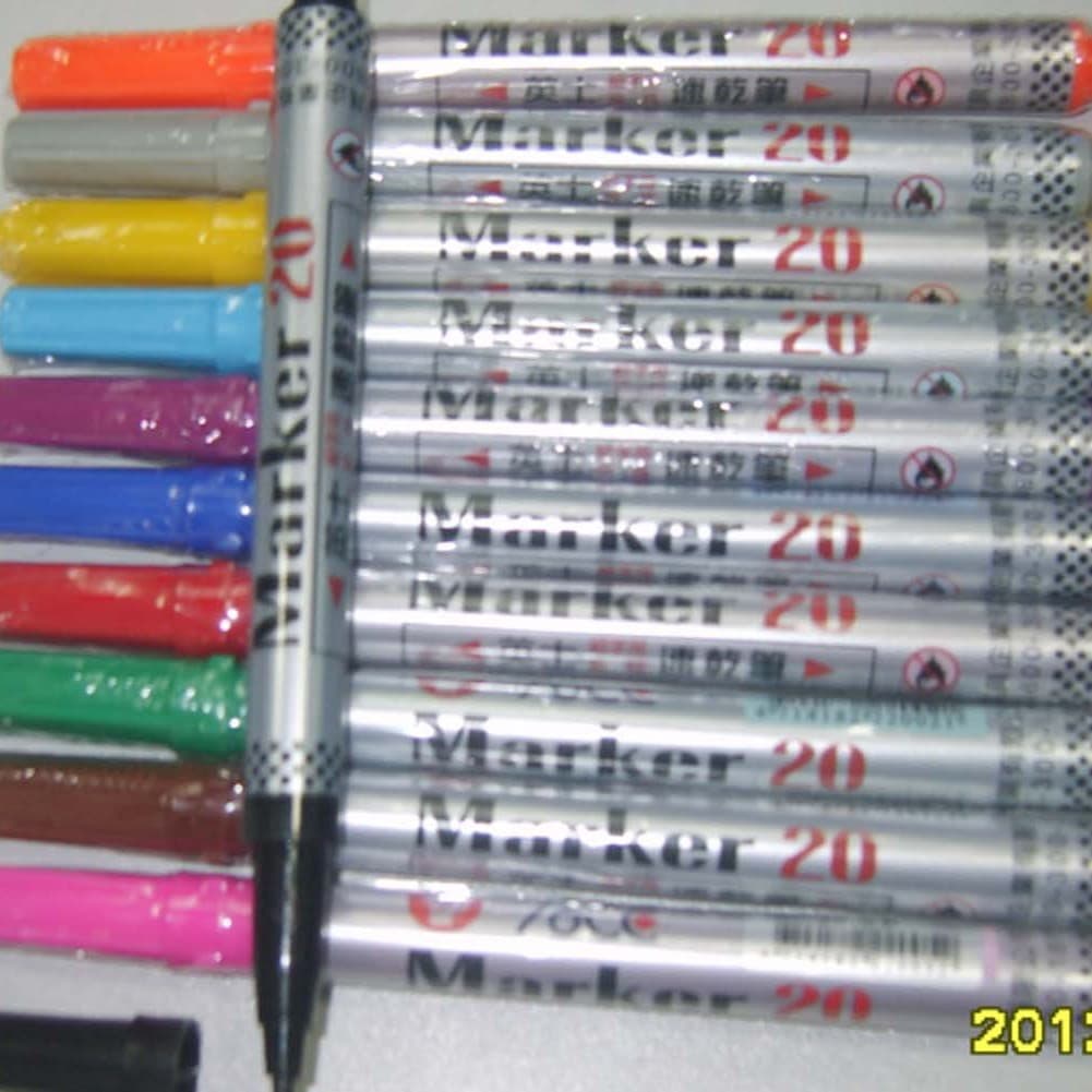Quick-dry Marker Inse NO.20 Eco-friendly Quick-dry Marker, Fine Tip Oil-based MARKER 20 NO.20