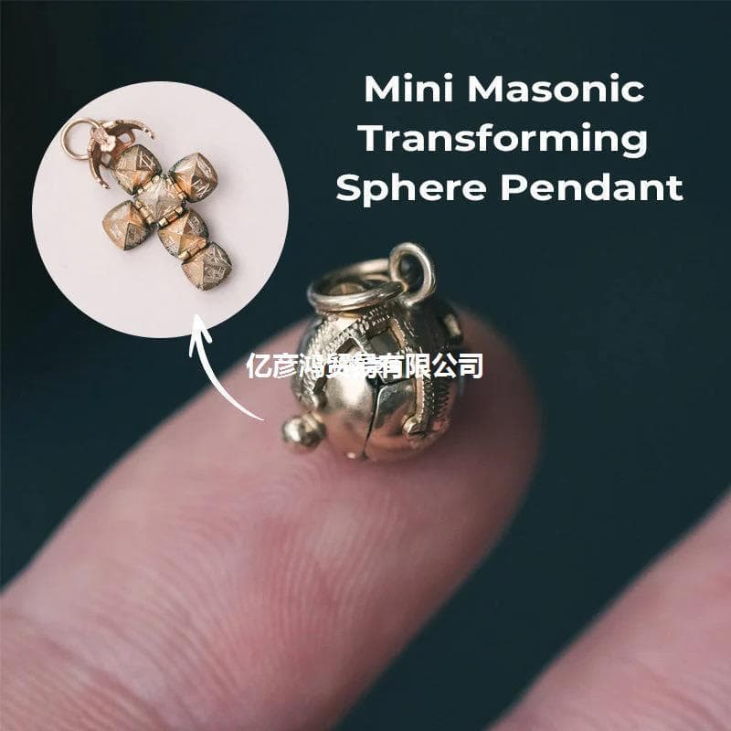 Cross-border Mini Masonic Transforming Sphere Pendant Transformed Sphere Pendant