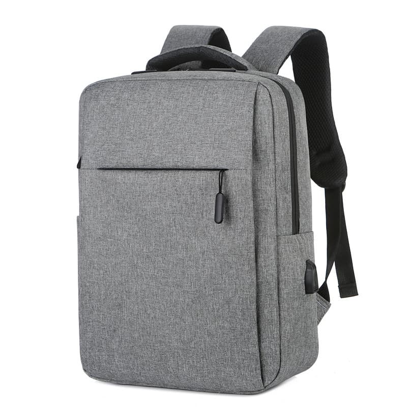 New large-capacity, high-end men's backpack, business-style, simple nylon backpack, waterproof.