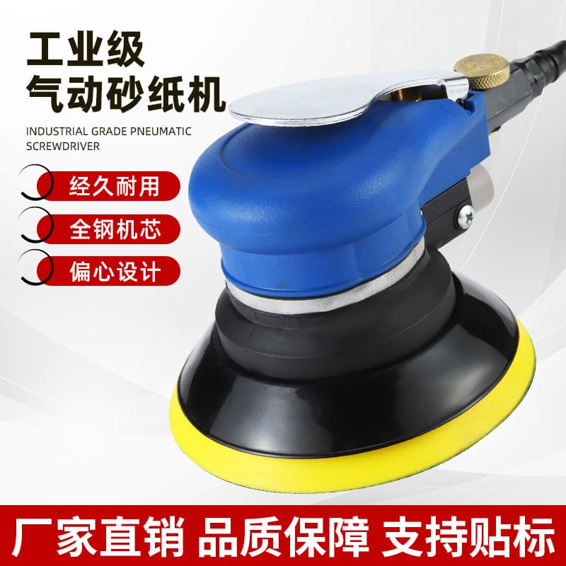 Factory Wholesale 5 Inch Pneumatic Sander Eccentric Sandpaper Machine Auto Woodworking Sanding Polishing Waxing Sander