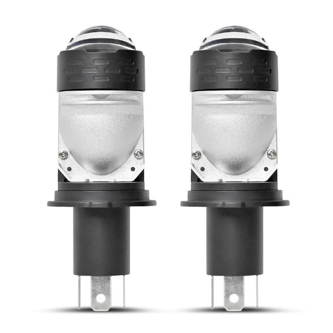 P5H4 LED Lens Projector Headlight, High Beam/Low Beam, Universal for Car and Motorcycle, High Brightness LED Headlight