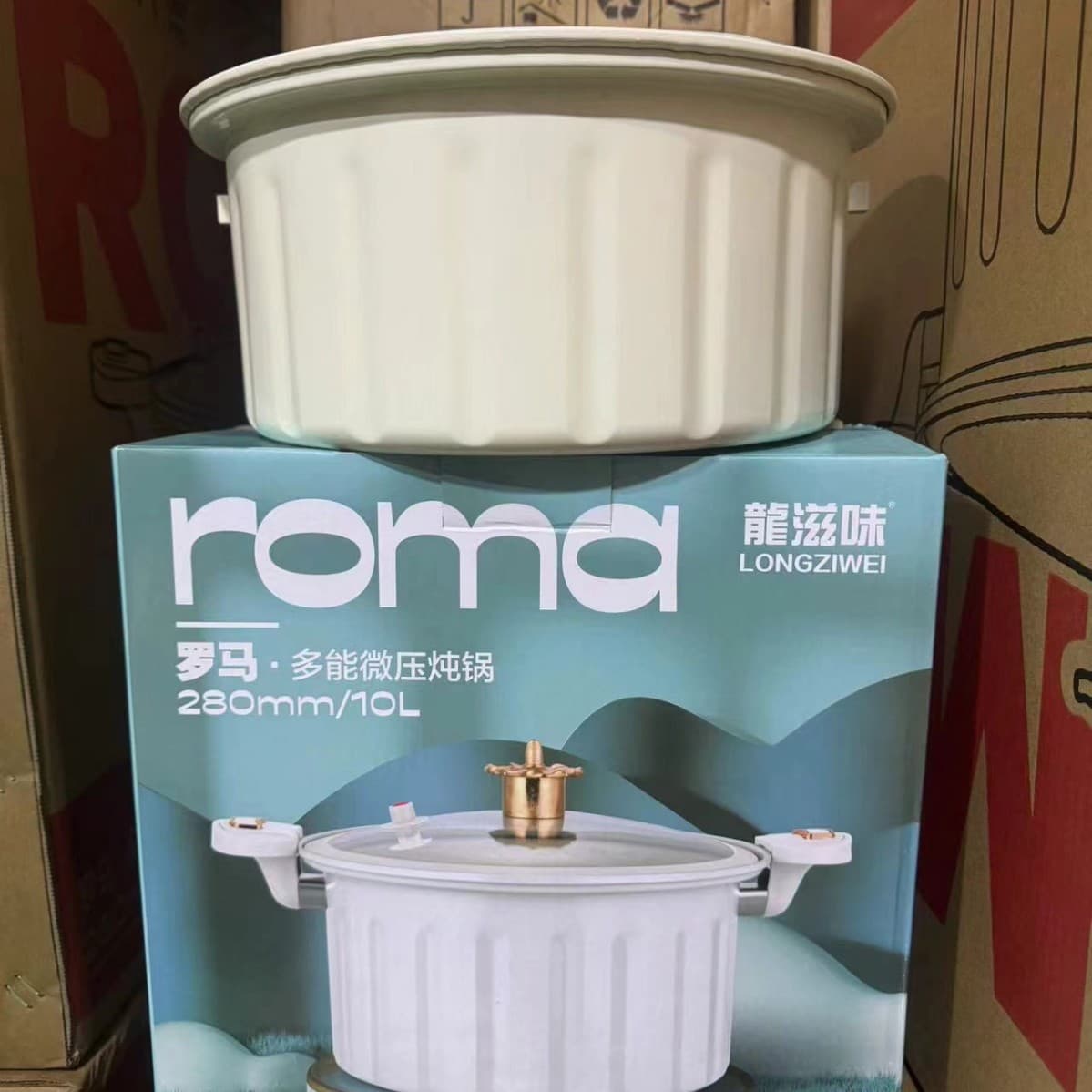 New Enamel Pot Home Large Capacity Soup Stew Cooking Pot Multifunctional High Appearance Enamel Pressure Wholesale