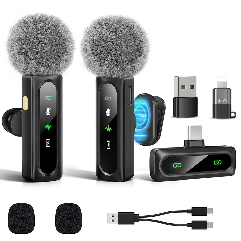 Private Mold S3 Wireless Lavalier Microphone for Live Streaming, High-Definition Noise Reduction, Dedicated for Mobile Short Video Recording and Audio Capture