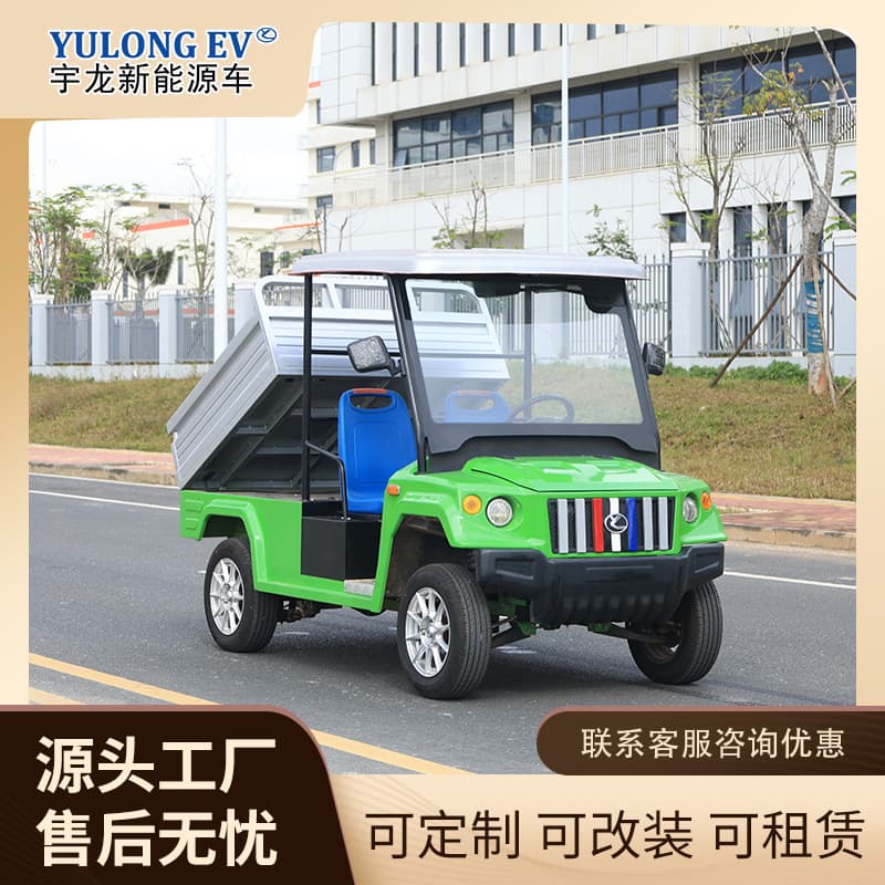 2-Seater Golf Cart for Scenic Area Transportation, Electric Golf Cart for Factory Site Reception and Sightseeing