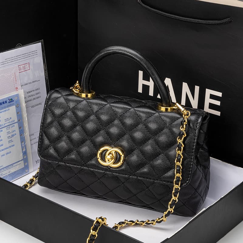 2025 New Fashion Handbag, Chanel-Style Shoulder Crossbody Diamond Quilted Chain Bag