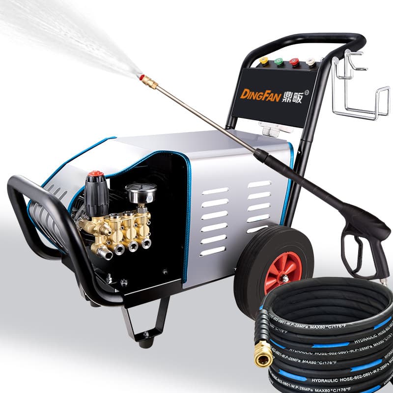 Commercial ultra-high pressure washer, 220V/380V industrial fully automatic car wash machine, high-power farm car wash spray.