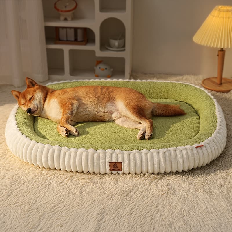 Pet Bed Thickened Winter Warm Removable Washable Round Bed Medium Large Dog Bed Chew Resistant Dog Bed Pet Supplies Wholesale