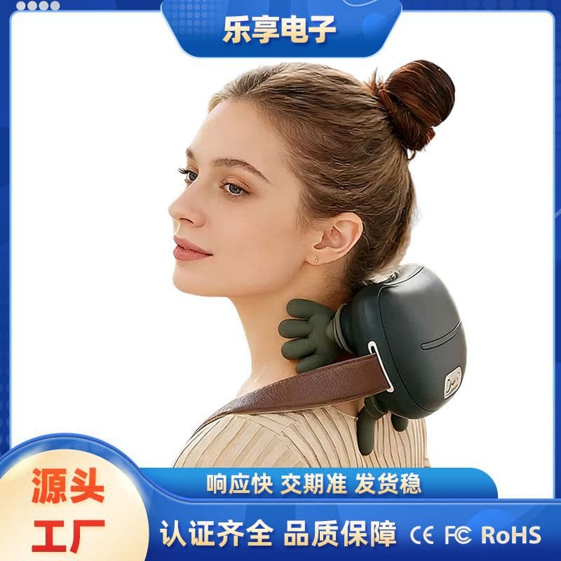 AUX BRD2M Neck Massager Kneading Heat Therapy Home Use Shawl-Style Mechanical Simulated Hand Massager