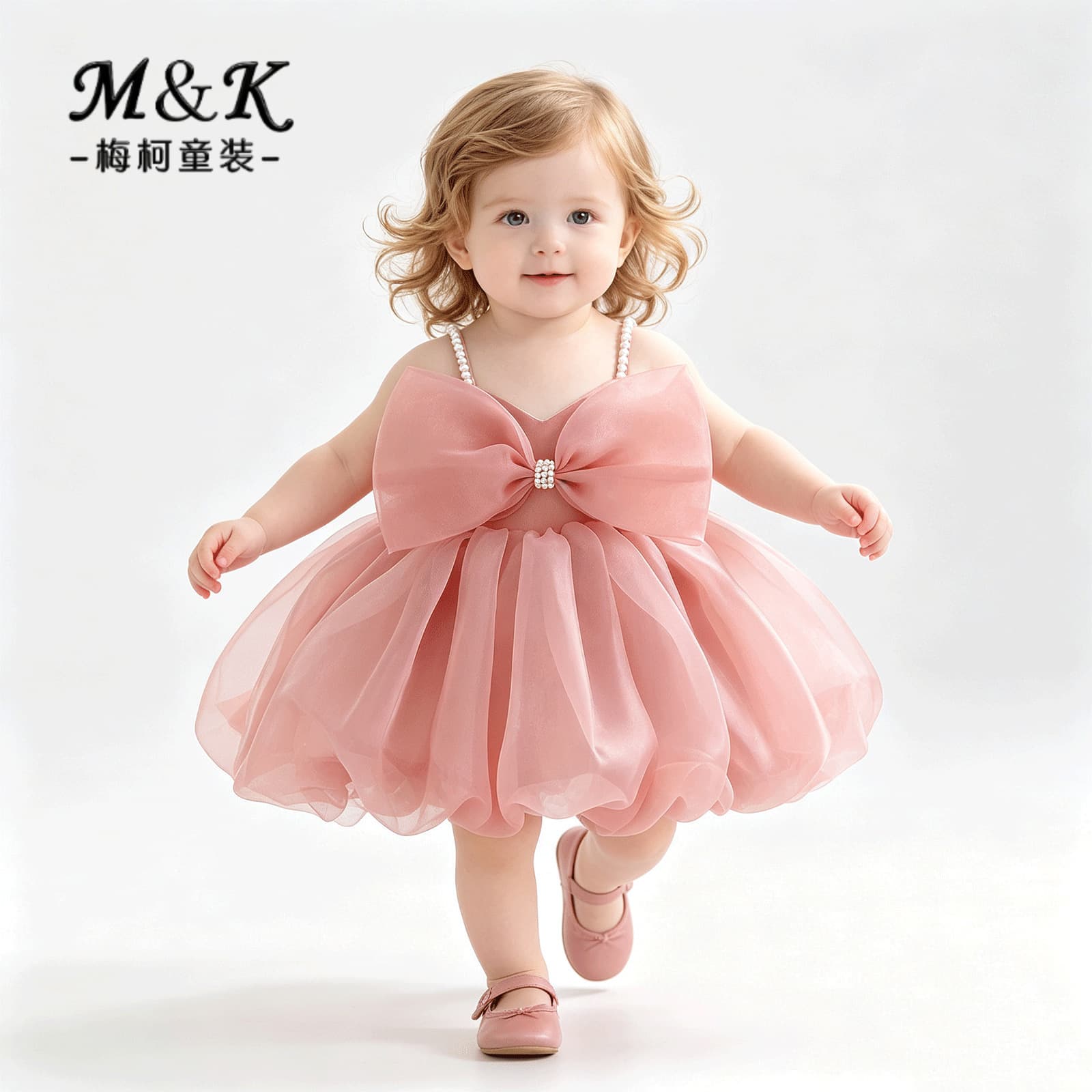 Cross-border children's dress princess dress baby girl baby first birthday party dress dress baby dress