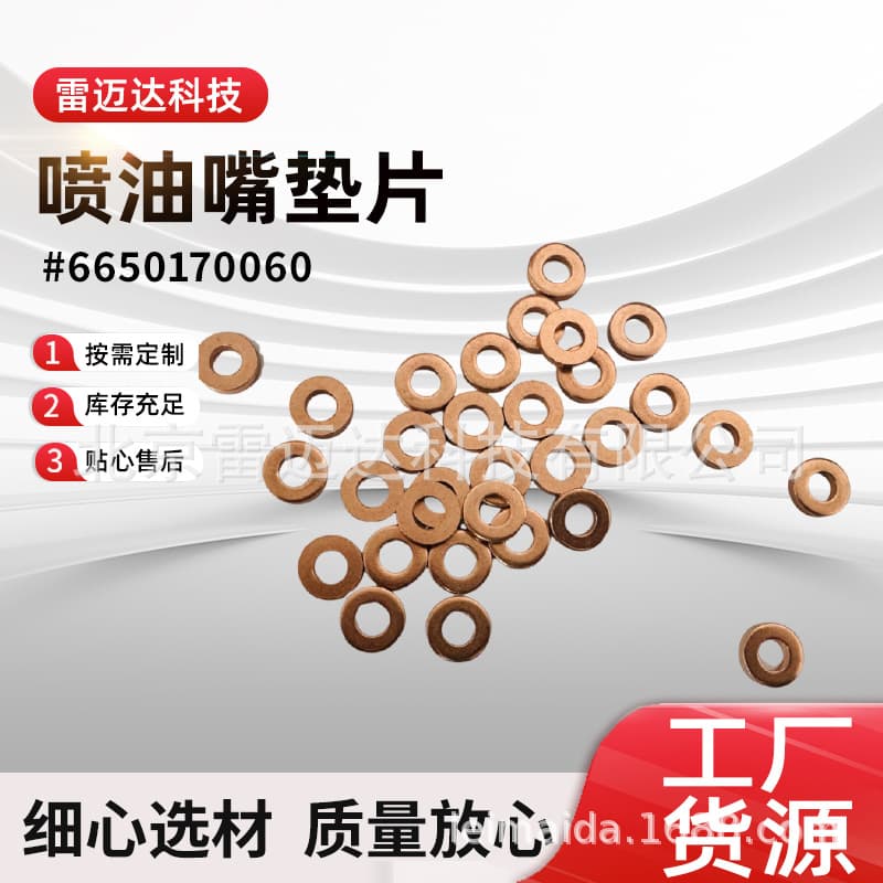 Auto parts for Korean SsangYong Actyon/Kyron/Rexton/Rodius fuel injector gasket 6650170060