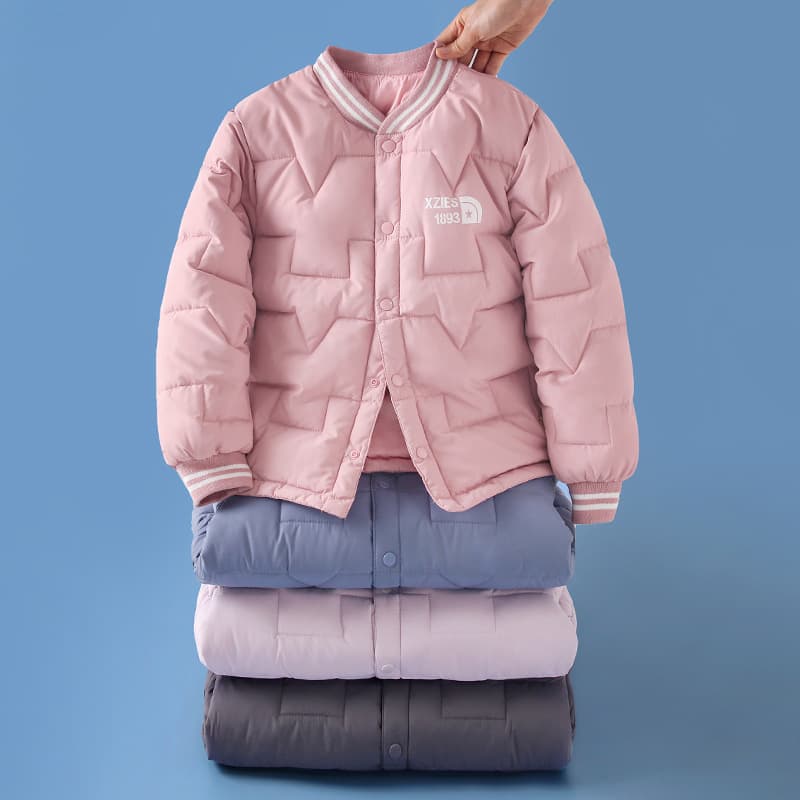 New Children's Down Inner Layer Autumn/Winter Unisex Lightweight Warm Vest Middle/Big Kids Student Inner/Outer Wear Outerwear