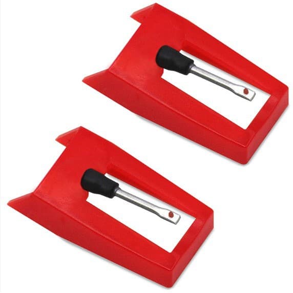 Universal ruby turntable stylus replacement needle for LP phonographs and vinyl record players