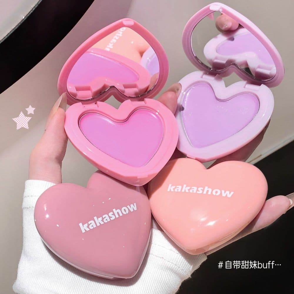 kakashow Blush Cream Low Saturation Natural Enhances Complexion Korean-style No-makeup Look Matte Contour Blush