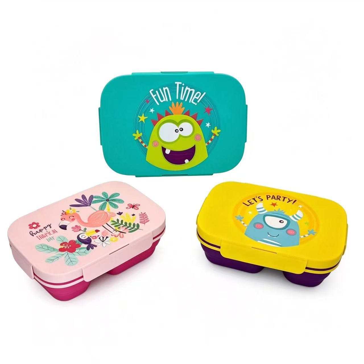 Silicone PP Foldable Lunch Box Portable Lunch Box Adult Lunch Box Children’s Lunch Box