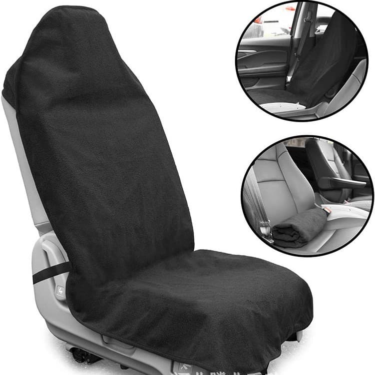 Universal Car Seat Cushion Cover, Waterproof, Non-Slip, Sweat-Absorbent Towel Seat Cover, Dust-Proof Outdoor Bucket-Style Sports Seat Cover
