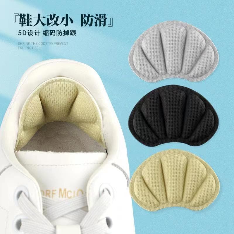 Heel pads for athletic shoes, a great tool for men and women to prevent heel slippage and blisters, adjust shoe size, and reduce size by half a size.