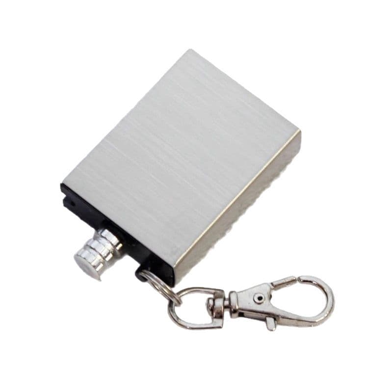 Waterproof Match Keychain Creative Fire Starter Safety Match Stick Stainless Steel Lighter Waterproof Cigarette Lighter