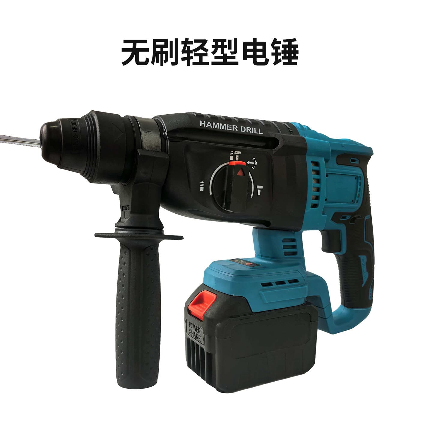 Cross-border Lithium Brushless Rotary Hammer Demolition Hammer Multi-function High Power Concrete Breaker Industrial Grade Makita Pedal Drill