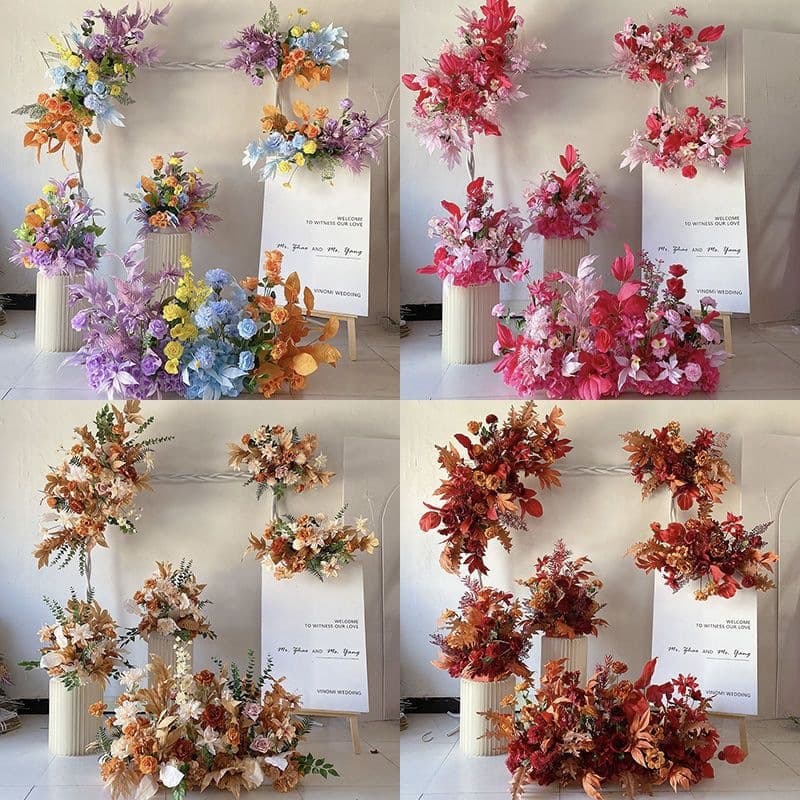 Simulated flower decoration, high-end props, wedding stage window materials, birthday party decoration, new flower arrangements