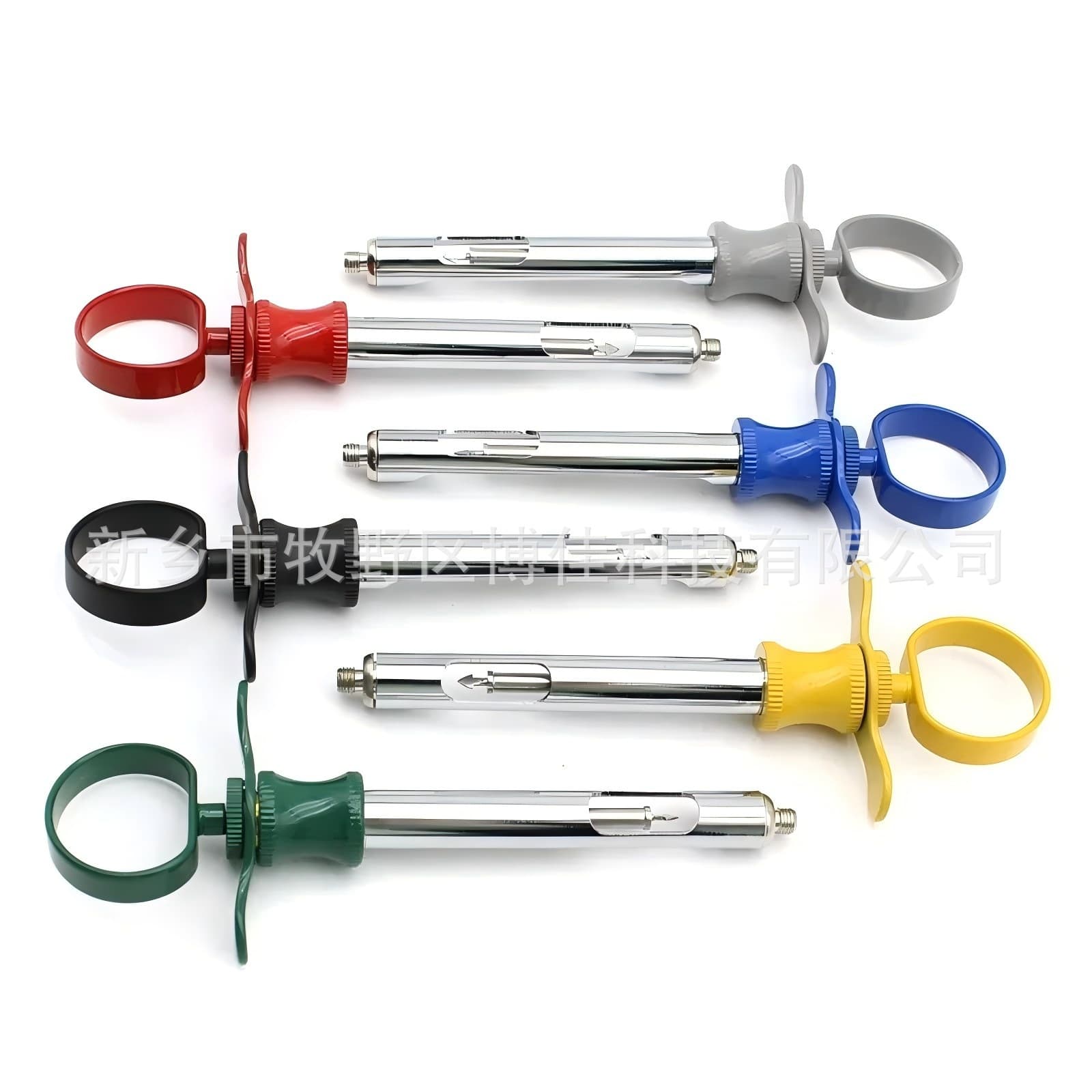 Oral Anesthesia Syringe Stainless Steel Dental Syringe Bilan Syringe Pointed Tip with Two Heads