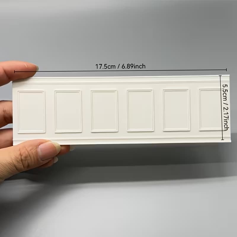Cross-border new product 6 minutes 12 minutes doll house skirting wall panel wall surround miniature scene skirting line waist line corner line accessories