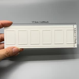 New Cross-border 6-inch 12-inch Dollhouse Wainscot Wall Panel Wall Skirting Micro Scene Baseboard Waistline Corner Trim Accessories