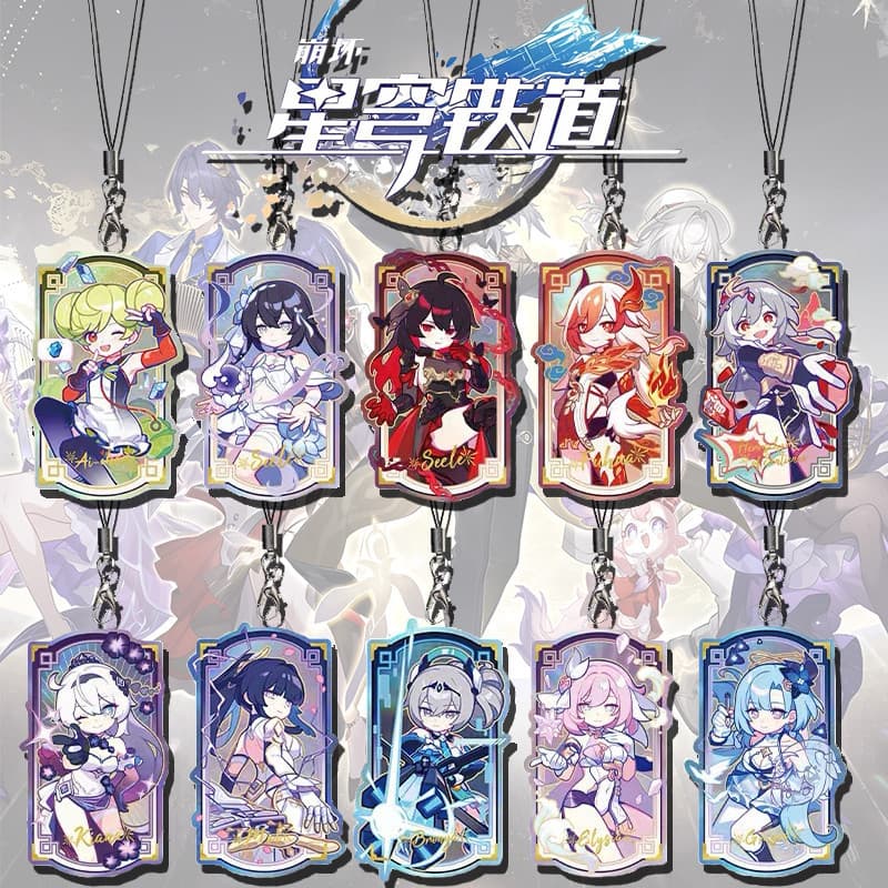 Honkai Impact 3 Phone Strap Student Anime Creative Phone Lanyard Backpack Charm Holiday Gift for Best Friend
