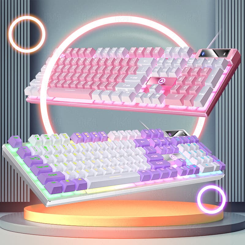 Digital Computer Keyboard 104 Keys USB Interface For Gaming Office