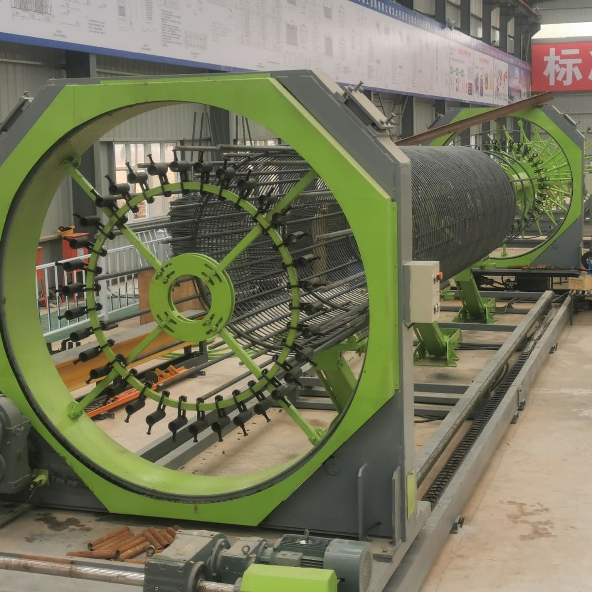 Roll Welding Machine Construction Machinery Fully Automatic Steel Cage Roll Welder Automatic Roll Welder Forming Machine