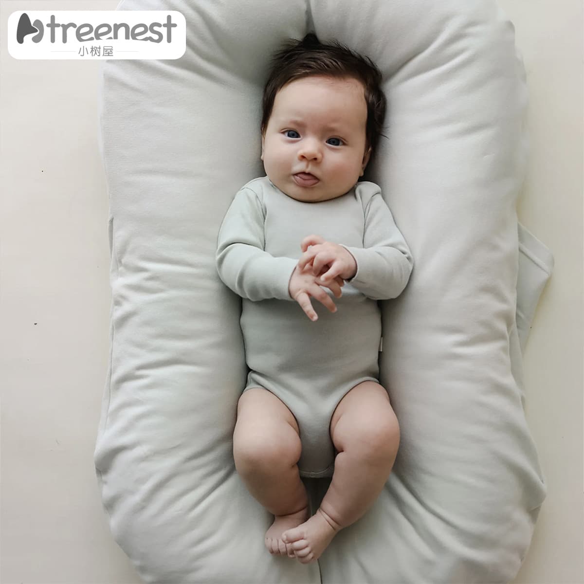 New printed cotton baby crib, portable uterus bionic bed, cross-border newborn play bed, recliner