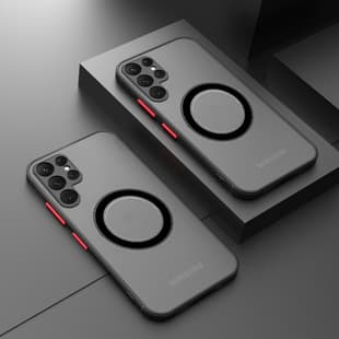 Compatible with Samsung S26 Ultra Phone Case Magnetic Frosted S25 Plus Skin-Feel 24 Anti-Drop S23U Full Coverage S20FE