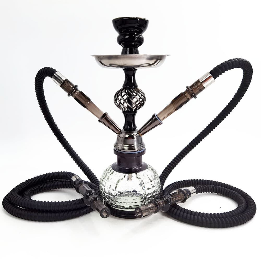 Cross-border source Arabic hookah full set, iron hookah pot, mini hookah accessories, small double hookah