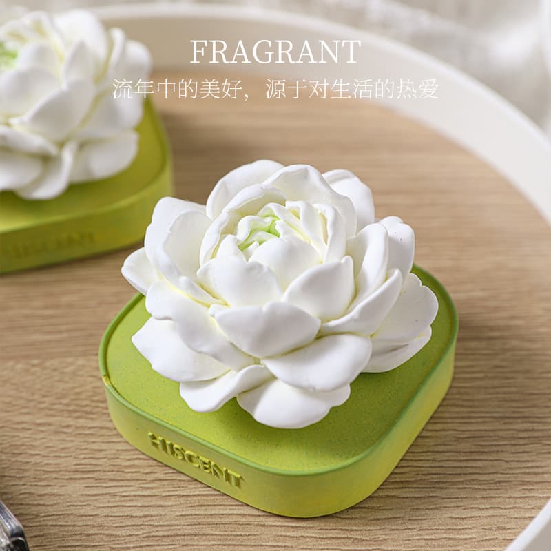 Jasmine Aromatherapy Diffuser Stone Essential Oil Plaster Diffuser Car and Home Scented Decoration Fragrance Gift Incense