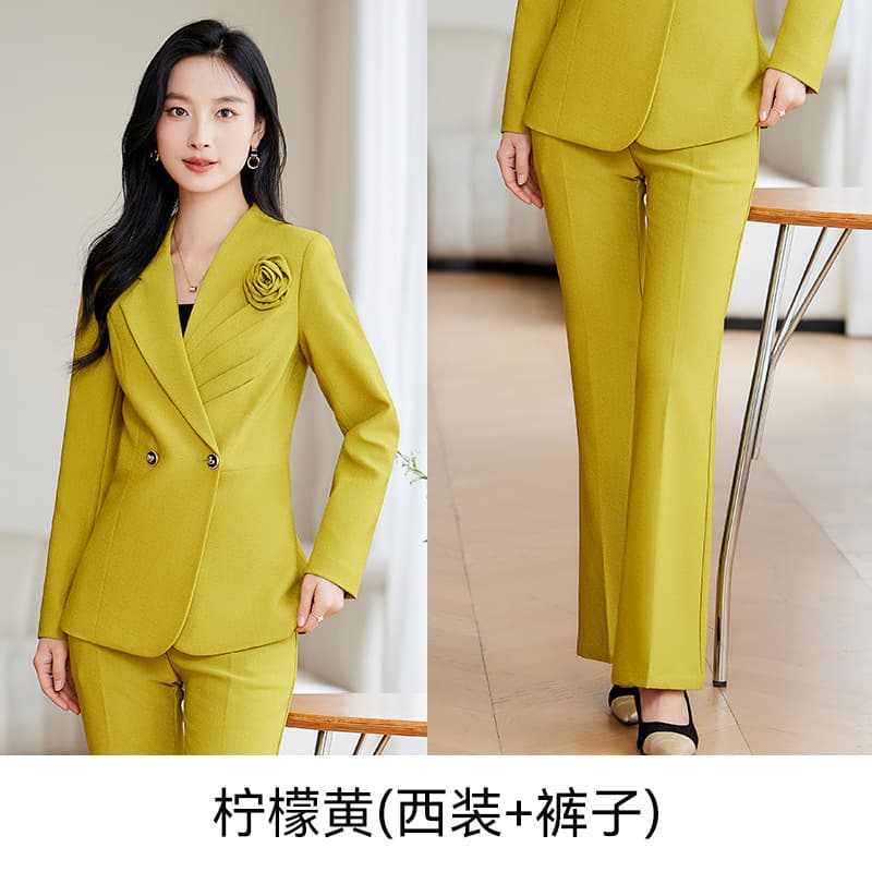 2024 New Business Suit Set for Women Autumn/Winter Fashion High-End Formal Wear for Office and Work