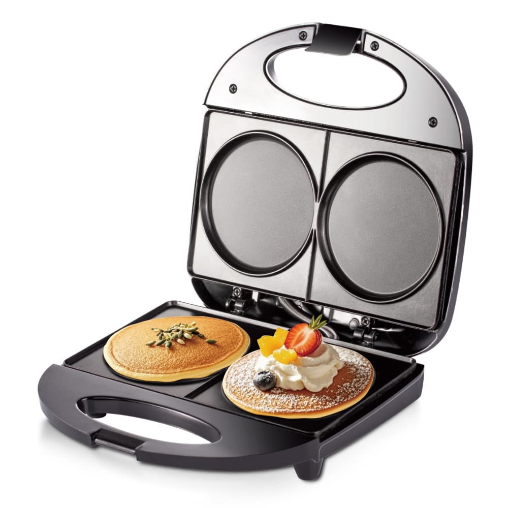 European Standard Cross-Border Household Waffle Maker, Pancake Maker, Round Cake Maker, Non-Stick Coating, Double-Sided Even Heating
