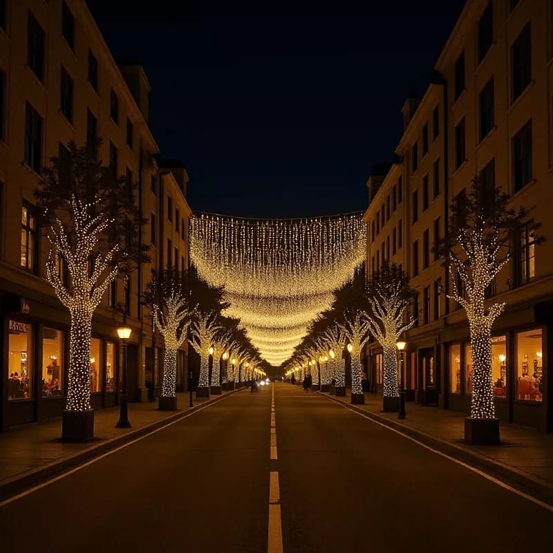 Outdoor Decorative Starry Sky LED Ice Light String, Solar Curtain Lights for Wedding Party Atmosphere
