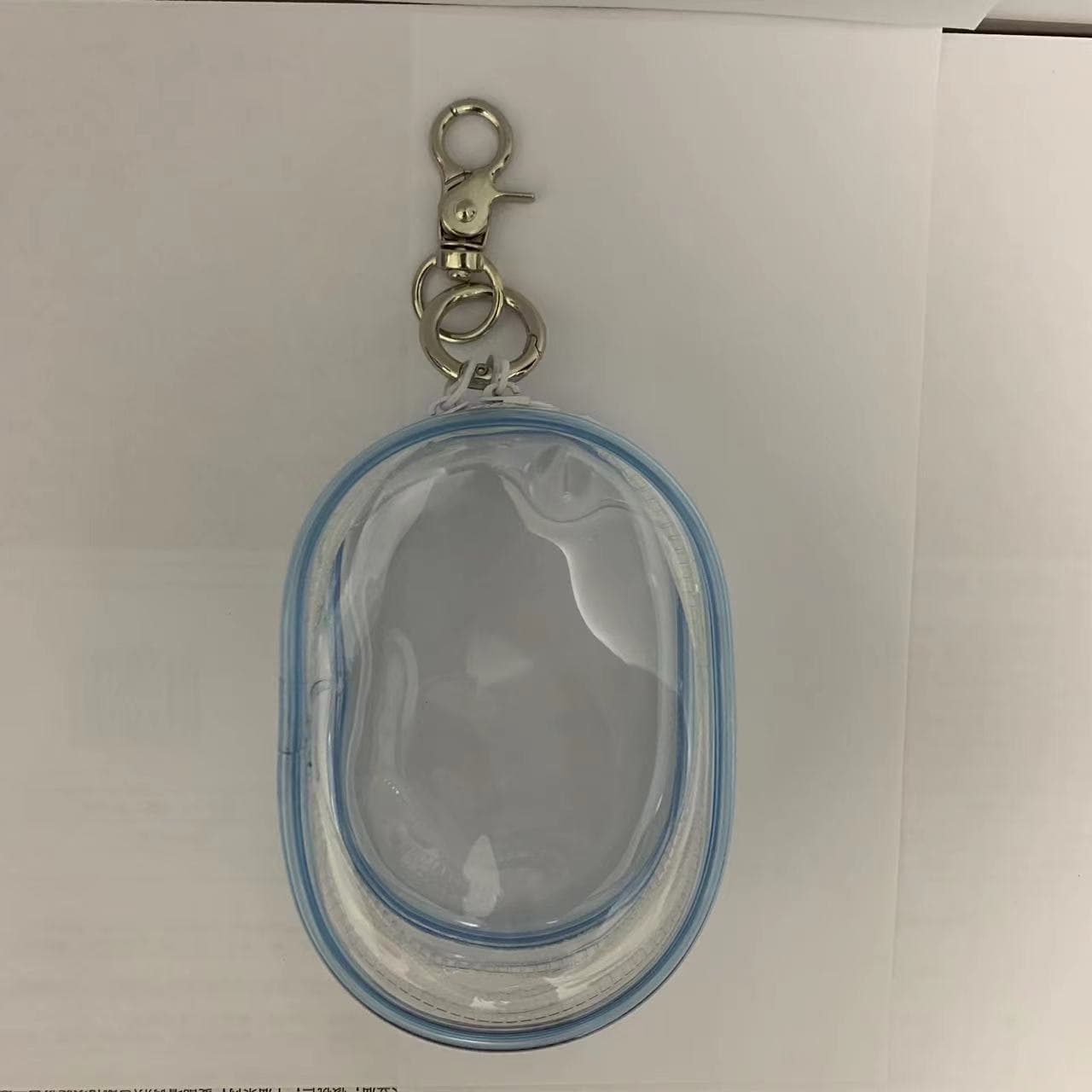 Transparent Cable Organizer Pouch for Chargers, Earphones, Cosmetics, and Toiletries with Double Zippers