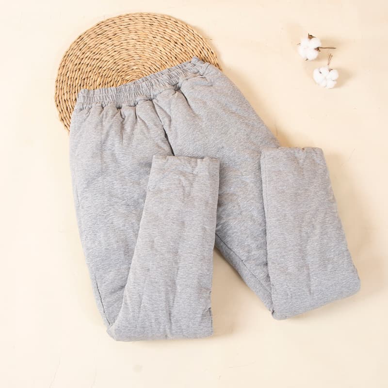 Men's Winter High Waist Warm Handmade Cotton Thickened Warm Cotton Pants Home Pants