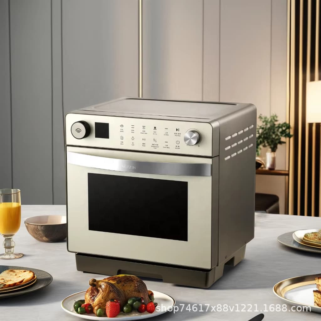 Fulaixiong Compatible with Smart Steam Oven 20L Home Multi-function Combo Large Capacity 1950W Electric Oven