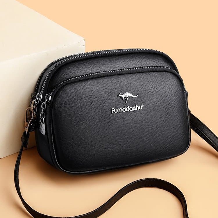 Four-Layer Women's Crossbody Bag 2026 New Fashion Simple Shoulder Bag Women Crossbody Small Round Bag Cross-Border Foreign Trade