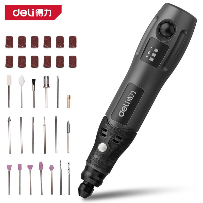 Deli Tools DL6392 Angle Grinder, Cordless Polisher, Cutting Machine, Rust Removal Grinder, Electric