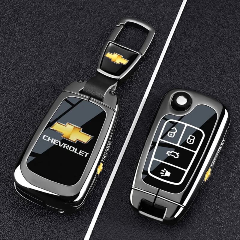 Compatible Chevrolet Folding Key Case for Old Model Malibu Chevrolet Cruze Lova RV Car Key Cover Shell