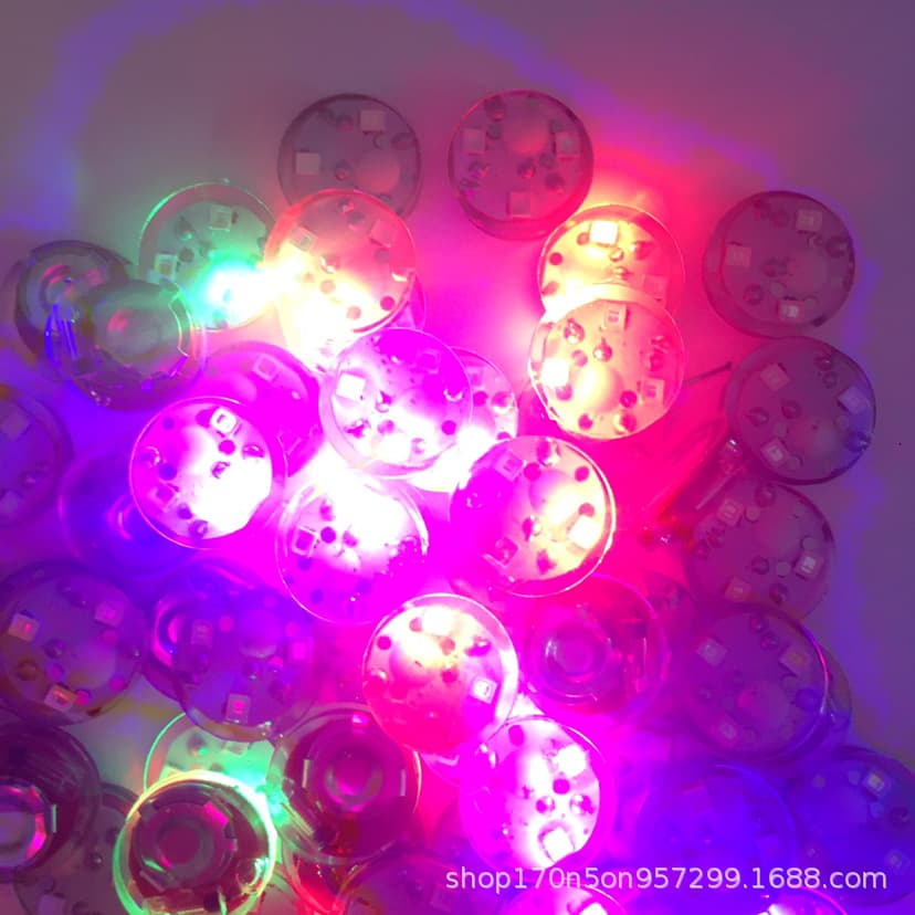 Round Electronic LED Shoe Light Mosquito Repellent Light Glow Light Clothing Light Children's Shoe Light LED Garden Shoe Light
