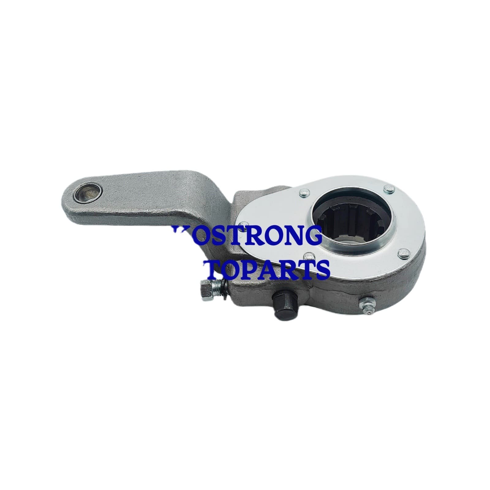 Export Lock Plate Structure Forged Material 3-Hole 10-Tooth Brake Adjustment Arm Suitable for Trailer