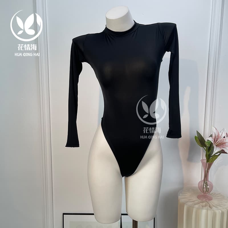 Floral-Themed Erotic Lingerie, Sexy Pure Desire Style, Small Bust, No Need to Take Off, Seductive Uniform, Bondage Bodysuit A1192