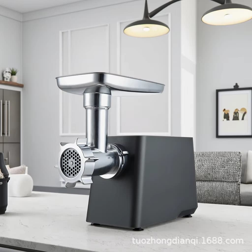 Electric Meat Grinder Home Automatic Meat Mincer Vegetable Chopper Garlic Masher Kitchen Helper