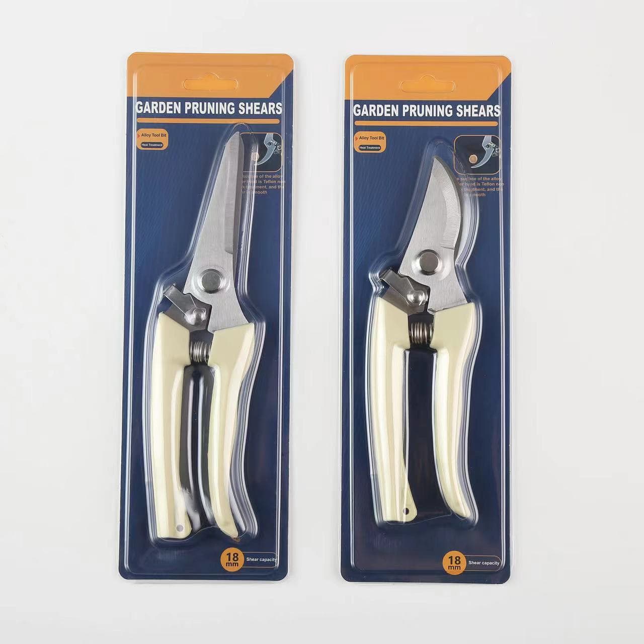 Pruning, flower pruning, fruit picking, grafting, bending and straight pruning, garden shears