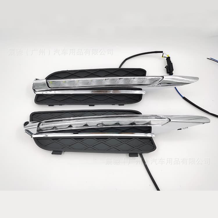 LED Daytime Running Lights for BMW X5 E70 2007-2010 Chrome Plated